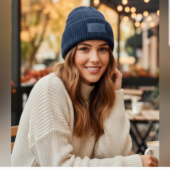 NEW! Coach Ribbed Knit Patch Beanie NWT main image 5